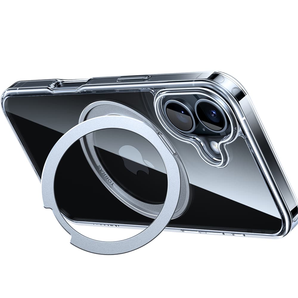 Torras Ostand Pro MagSafe Series iPhone 16 průhledný - náhled 2