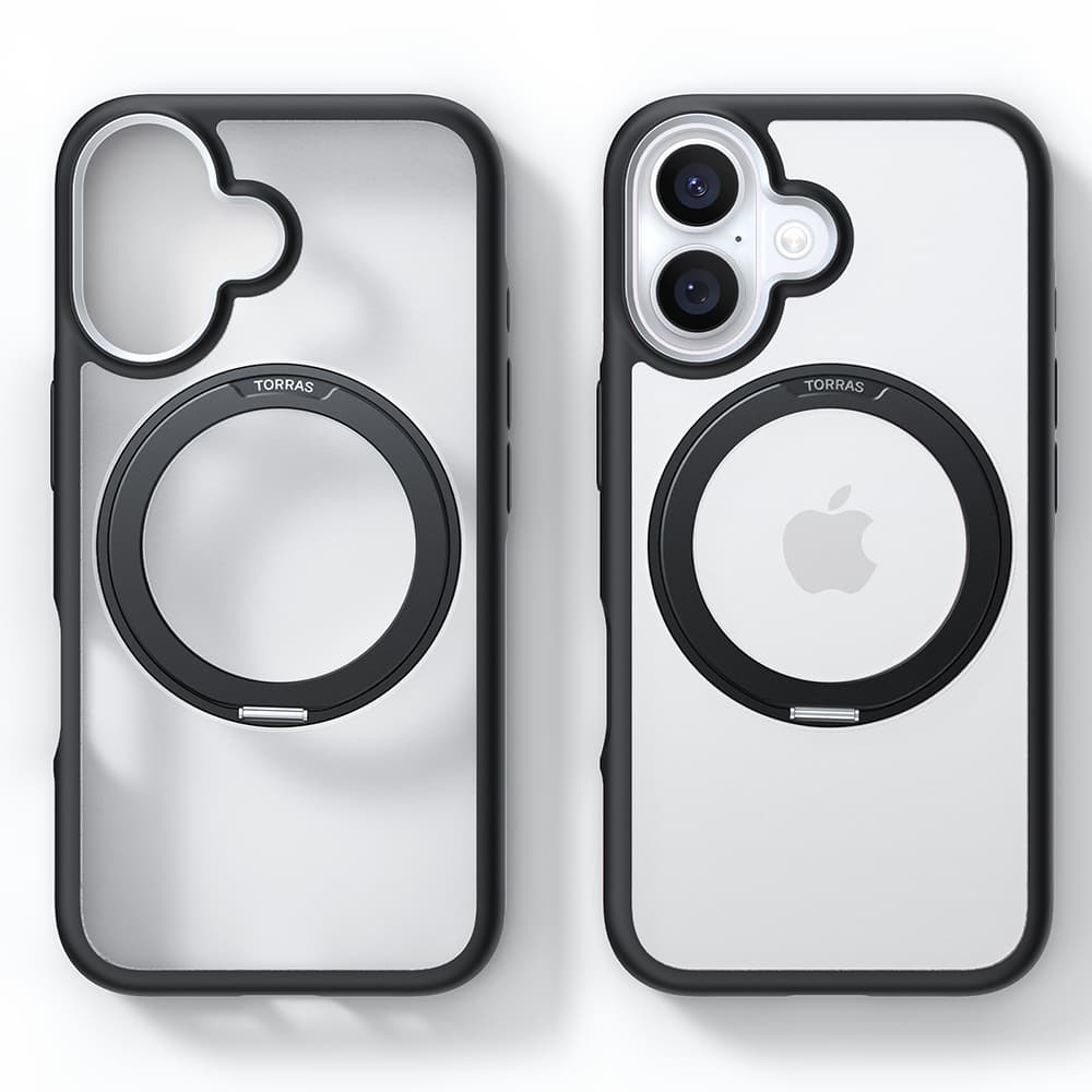 Torras Ostand R Fusion MagSafe Series iPhone 16 Plus černý - náhled 2