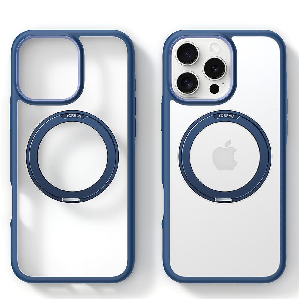 Torras Ostand R Fusion MagSafe Series iPhone 16 Pro námořnická modrá - náhled 2