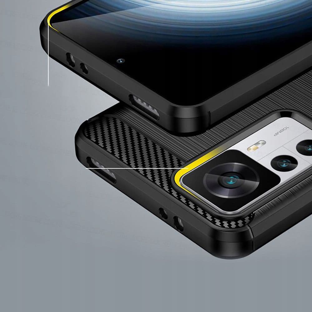 Techsuit Karbon Silikon Xiaomi 12T 12T Pro Černý - náhled 2