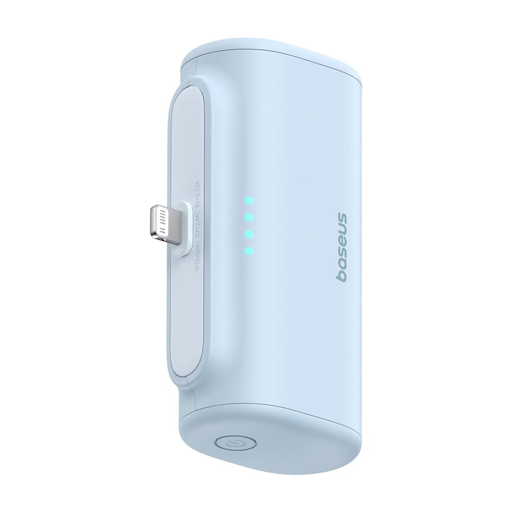 Baseus Power Bank Lightning Kompaktní Design 20W 5000mAh s Kabelem Type-C Modrá - náhled 2