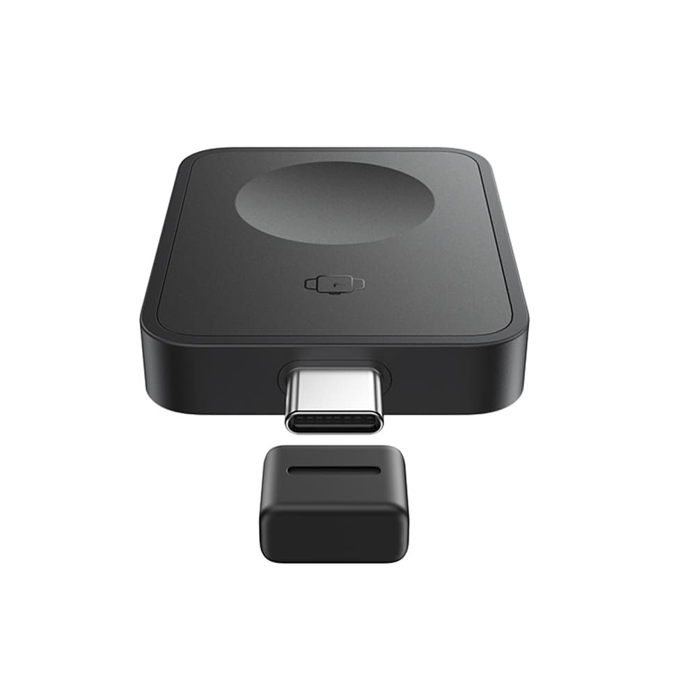 Baseus - magnetická bezdrátová nabíječka MagPro (P10264106123-00) - pro Apple Watch, USB-C, 2.5W - Cosmic Black - náhled 2