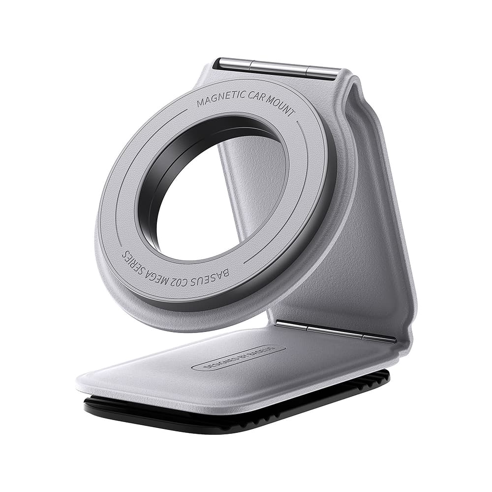 Baseus Car Holder PrimeTrip Series C02 PU kůže 360° 25N univerzální montáž matná šedá - náhled 2