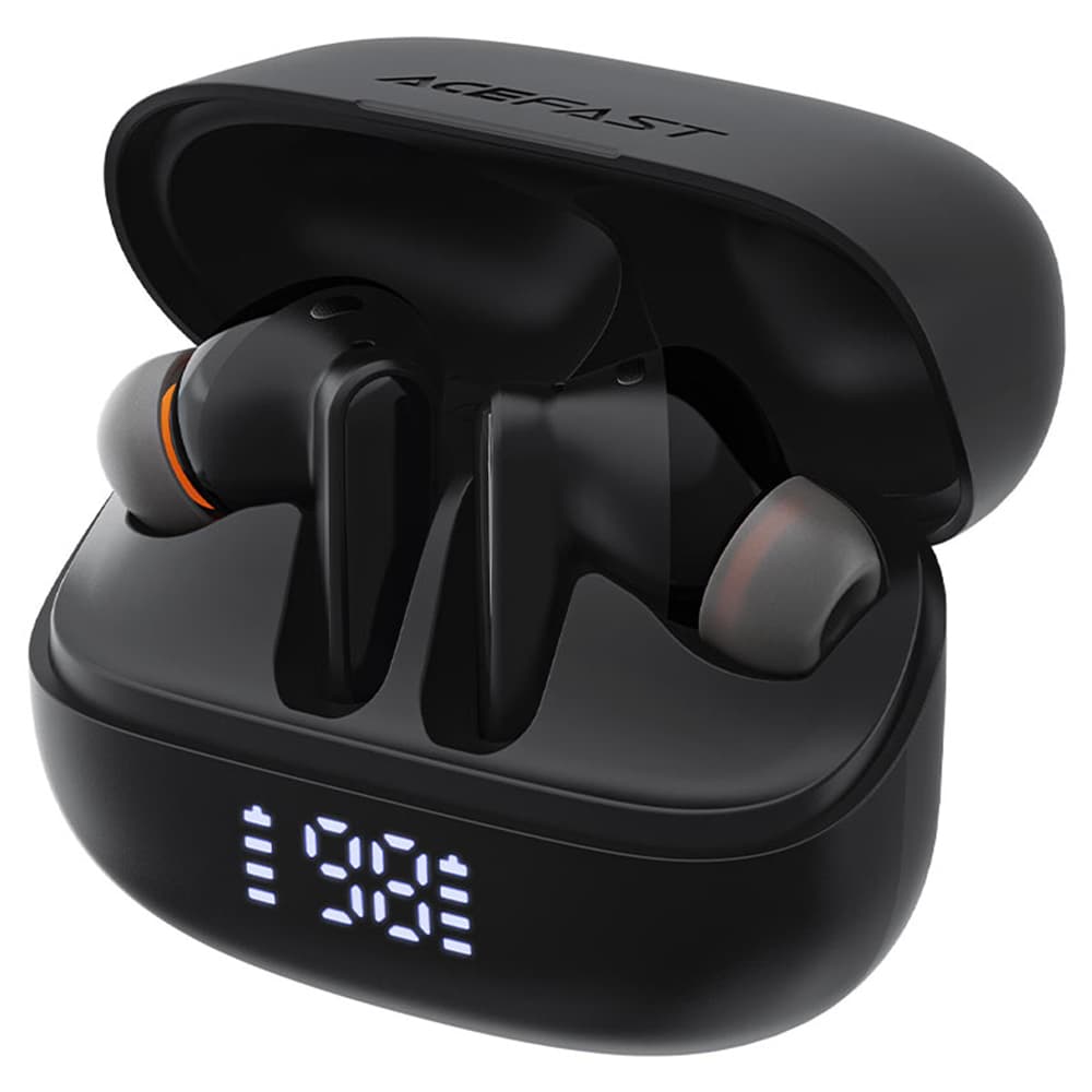 Acefast bezdrátová sluchátka W1 Type-C TWS Bluetooth 5.4 černá - náhled 2