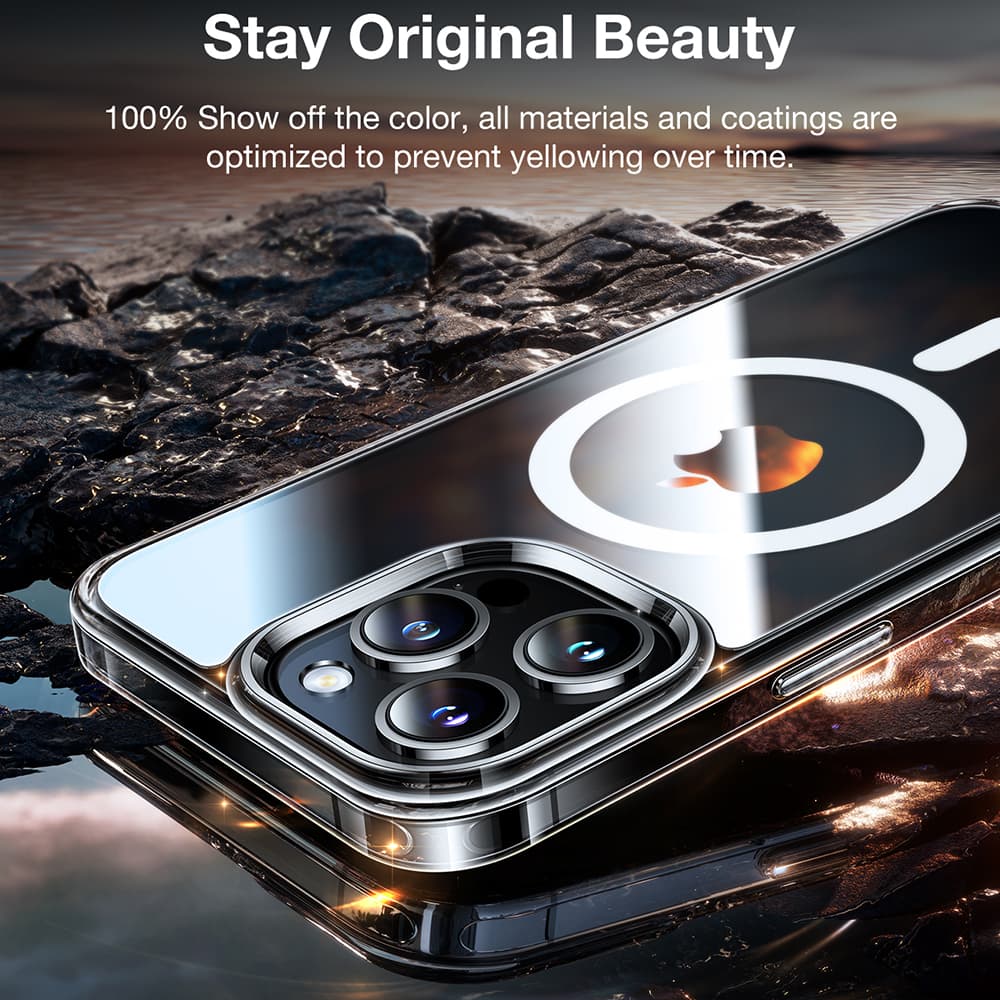 Torras Diamond MagSafe Series iPhone 15 Pro Max průhledný obal - náhled 2