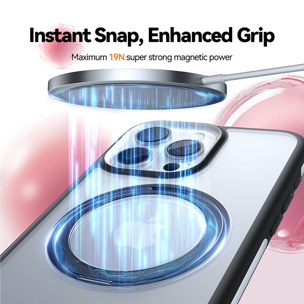 Torras Ostand R Fusion MagSafe Series pro iPhone 16 Pro Max černá - náhled 2