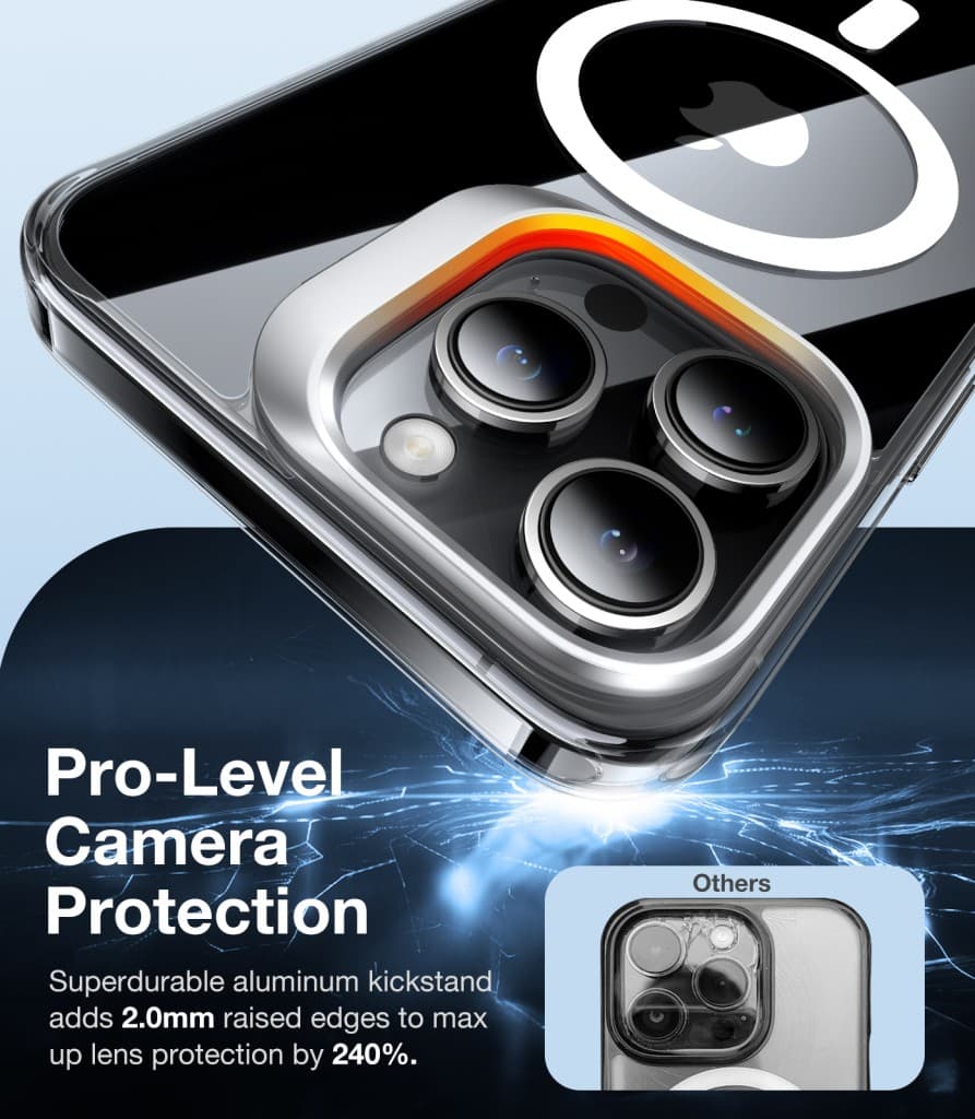 Torras Lstand MagSafe iPhone 15 Pro průhledný - náhled 2