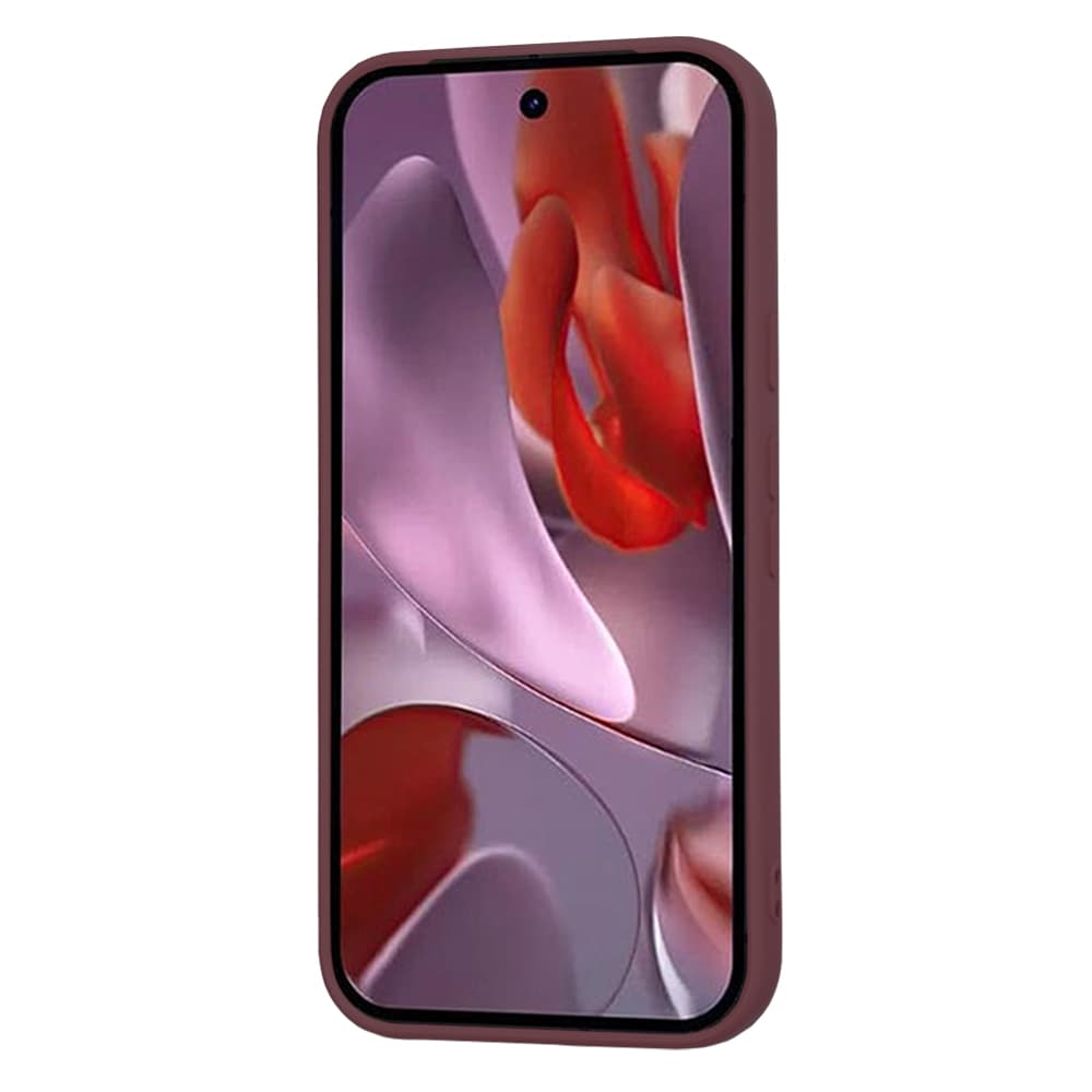 Techsuit SoftFlex pro Google Pixel 9a – švestkově červená - náhled 2