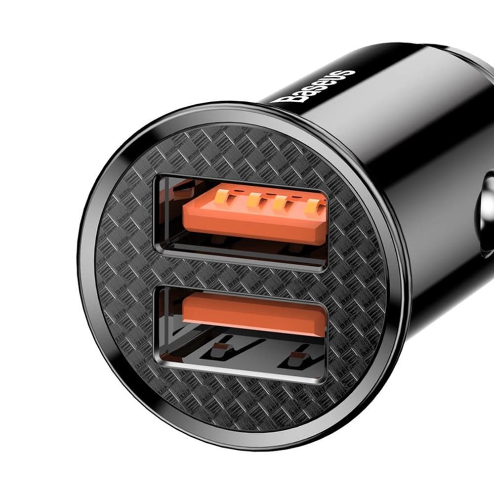 Baseus Autonabíječka CCALL-YD01 Duální USB 5A Superrychlé QC 3.0 - náhled 2