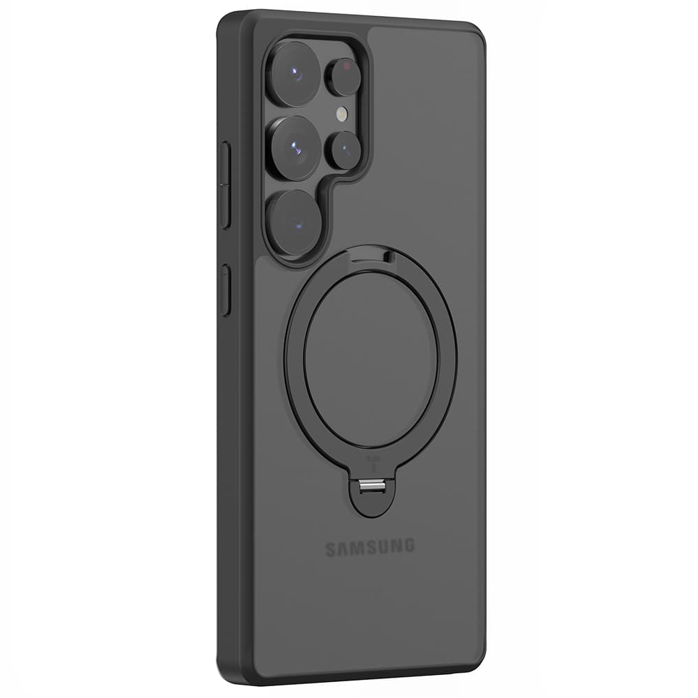 Torras Ostand Spin MagSafe Series Samsung Galaxy S25 Ultra černá - náhled 2