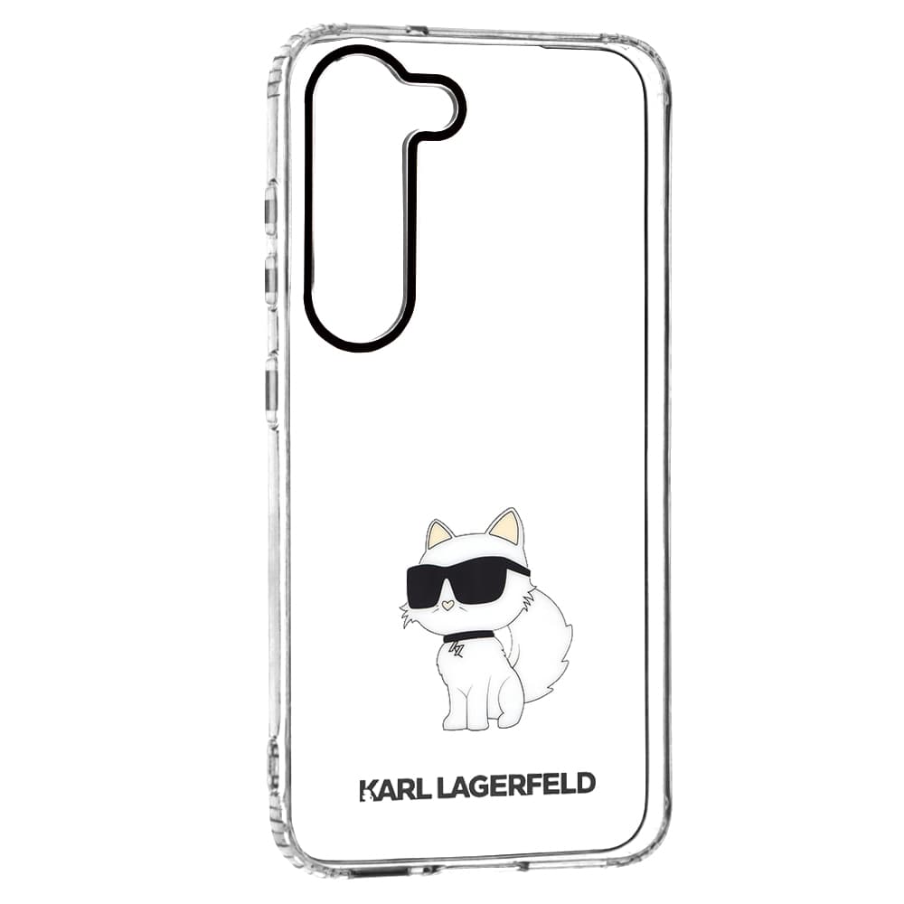 Karl Lagerfeld Hardcase Transparent Samsung Galaxy S23 Ikonik Choupette - náhled 2