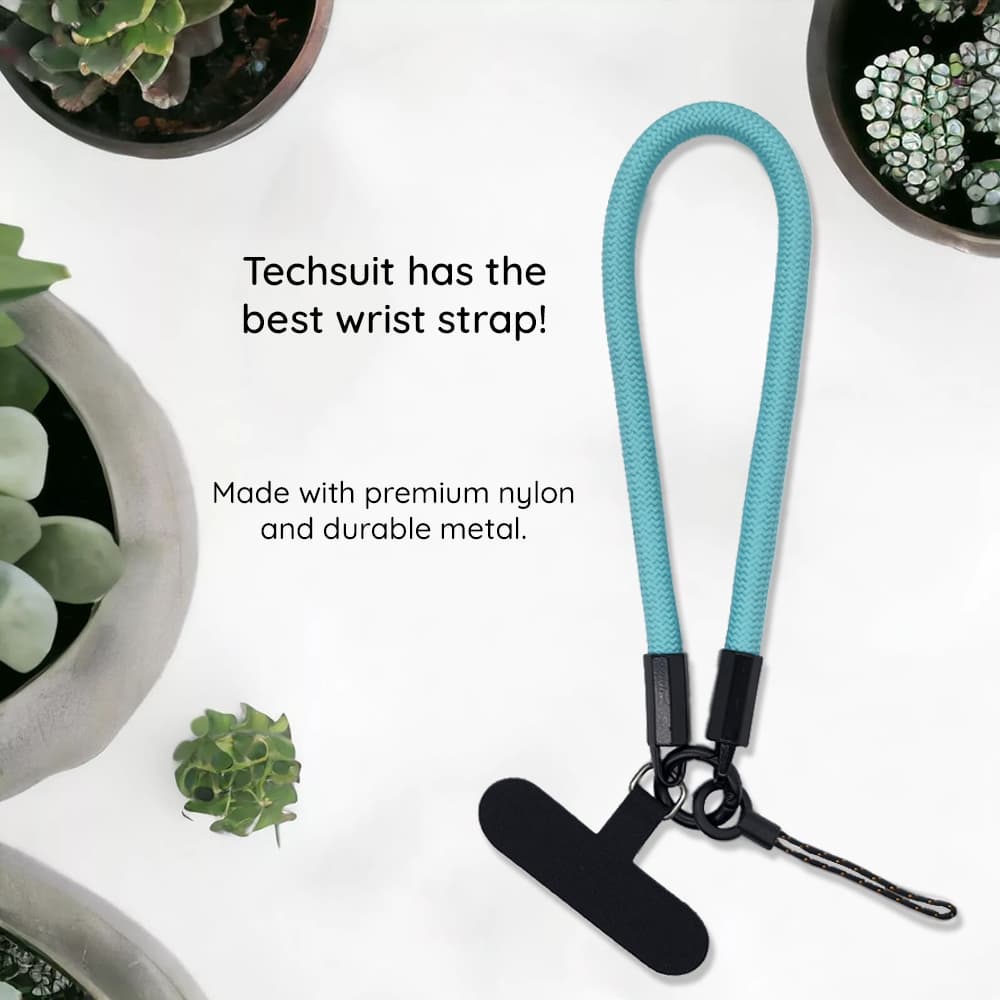 Techsuit Rope popruh na zápěstí RWS2-70 pro telefony karibské moře - náhled 2