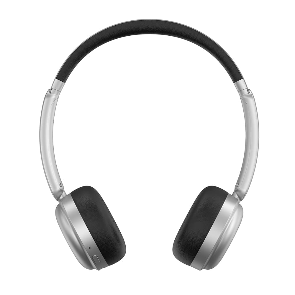 Havit bezdrátová sluchátka H616BT na uši Bluetooth 5.4 400mAh Type-C stříbrná černá - náhled 2