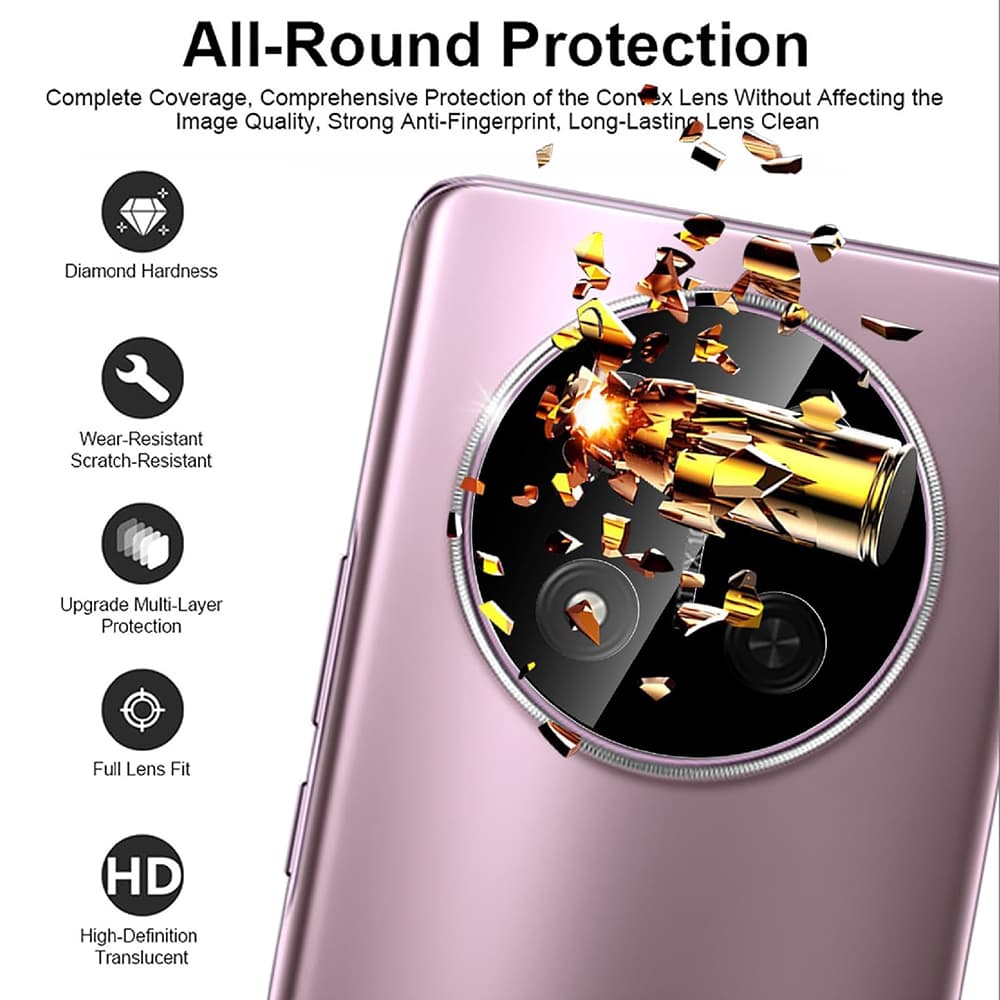 Techsuit - Sklo na fotoaparát - Honor Magic7 Lite / X9c - černá - náhled 2