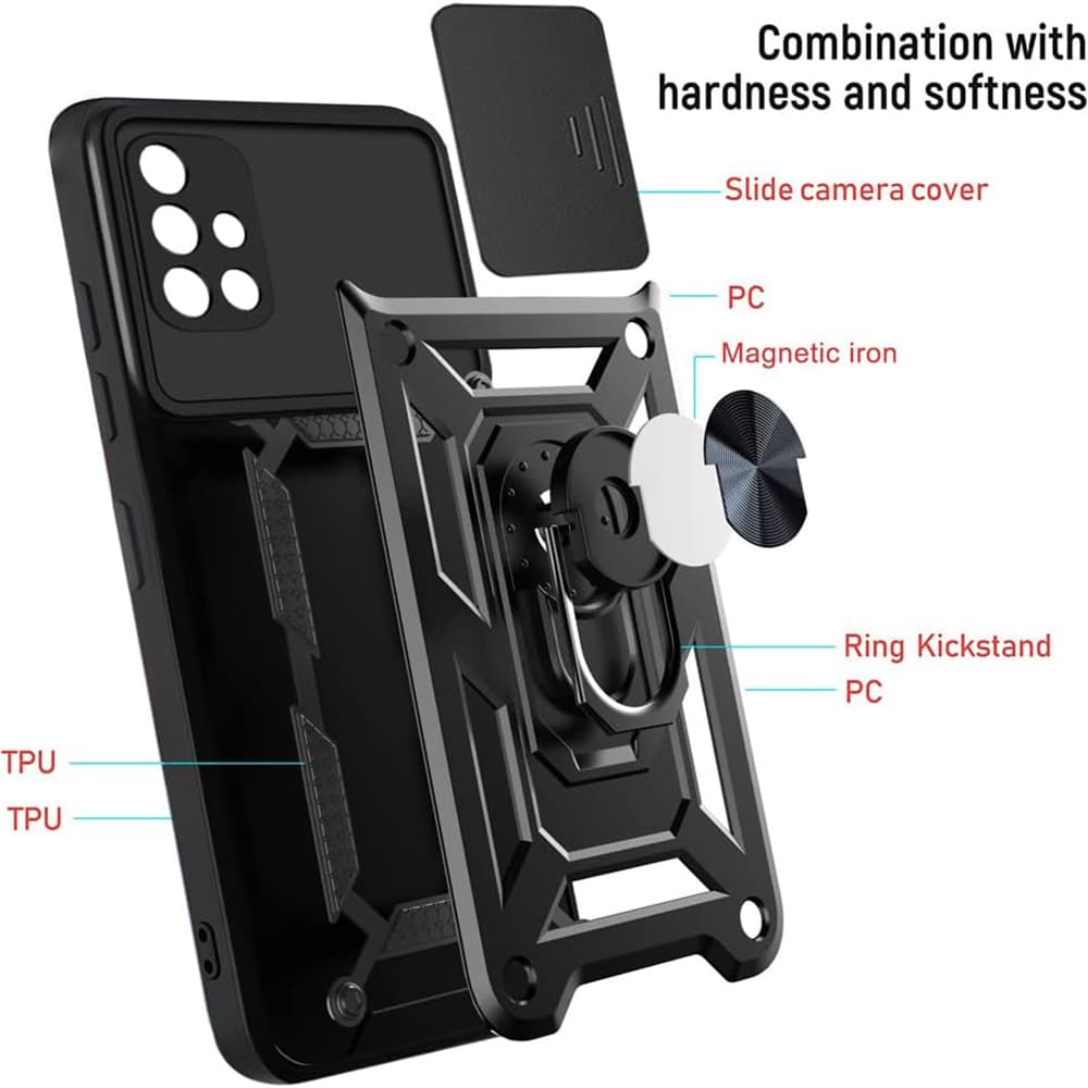 Techsuit CamShield Series pro Samsung Galaxy A51 4G černý - náhled 2