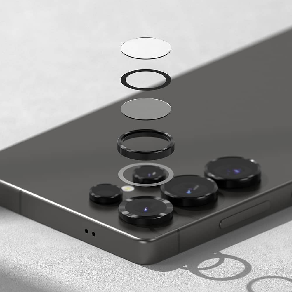 Ringke ochranné sklo na objektiv Samsung Galaxy S25 Ultra černé - náhled 2