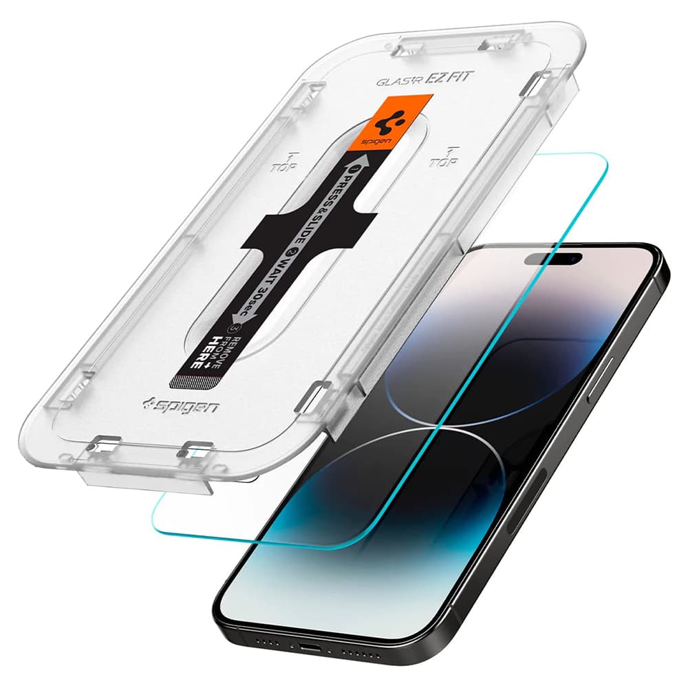 Spigen Glas.tR EZ-FIT iPhone 14 Pro Max 2 kusy Průhledné - náhled 2