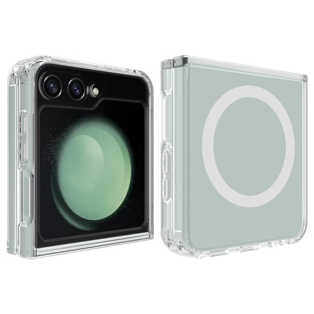 Techsuit MagSafe Pro pro Samsung Galaxy Z Flip6 Flip7 FE Průhledný - náhled 2