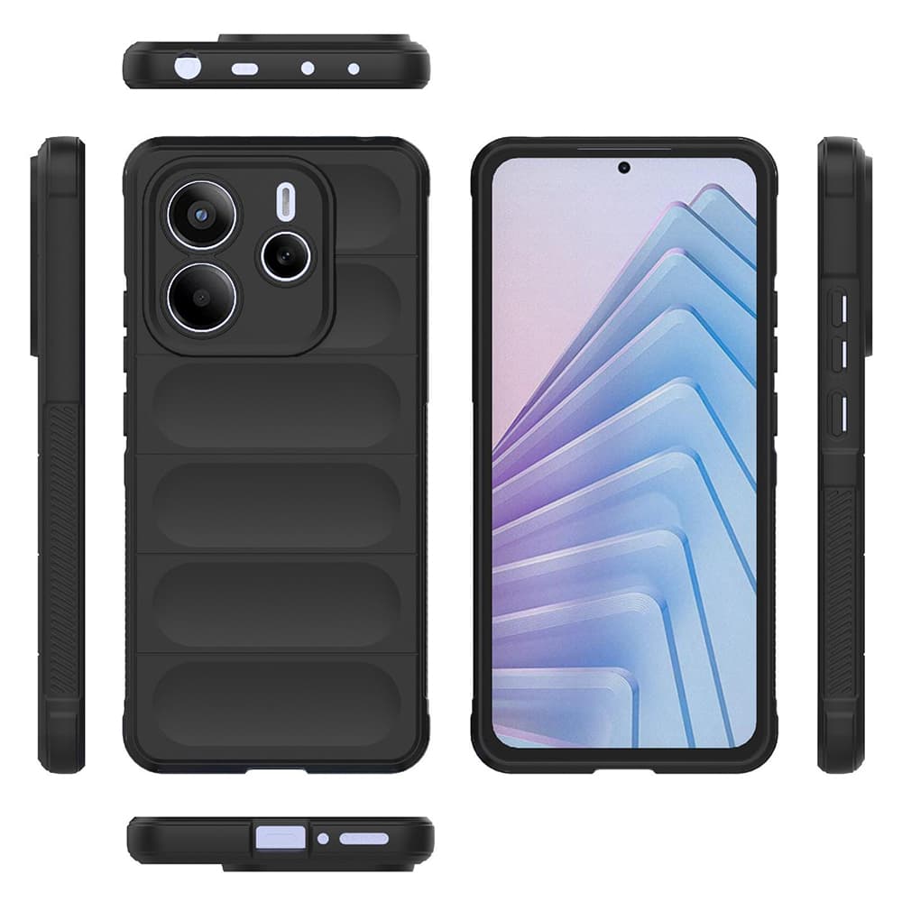Ochranný kryt Techsuit Magic Shield pro Xiaomi Redmi Note 14 5G černý - náhled 2