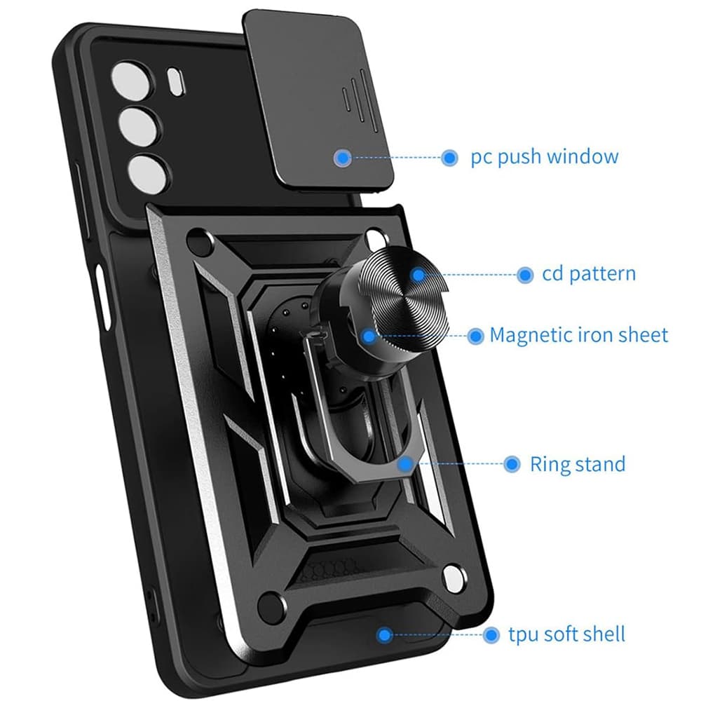 Techsuit CamShield Series pouzdro pro Motorola Moto G62 5G černé - náhled 2