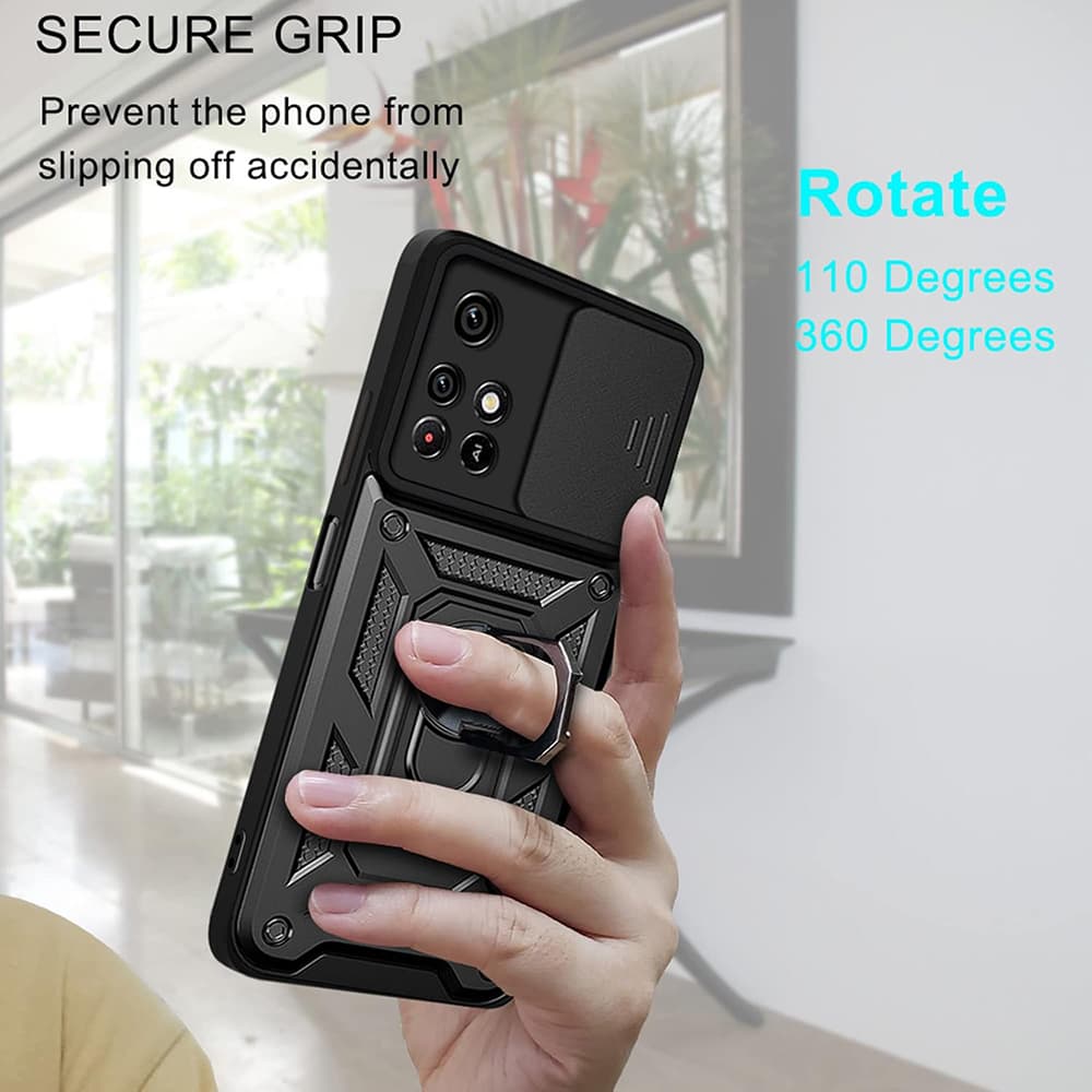 Pouzdro Techsuit CamShield Series pro Xiaomi Redmi 10 2021/2022 černé - náhled 2