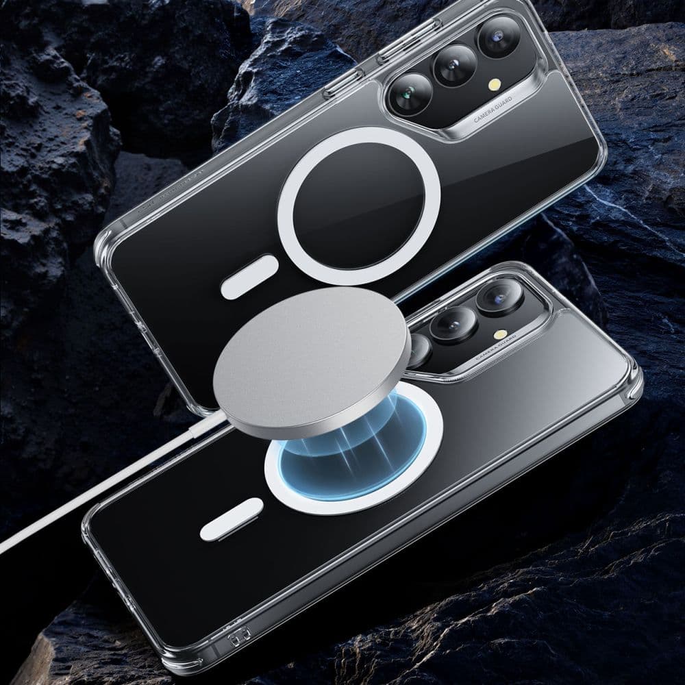 ESR Classic Hybrid HaloLock pro Samsung Galaxy S25 Plus průhledný - náhled 2