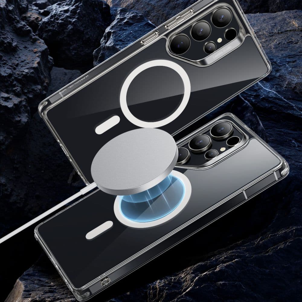 ESR Classic Hybrid HaloLock pro Samsung Galaxy S25 Ultra průhledný - náhled 2