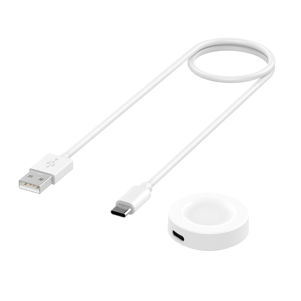 Techsuit SmartWatch bezdrátový nabíjecí kabel pro Huawei bílý - náhled 2