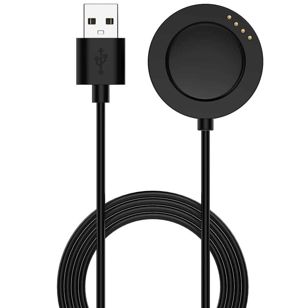 Techsuit SmartWatch bezdrátový nabíjecí kabel pro Xiaomi Watch S4 Sport USB černý - náhled 2