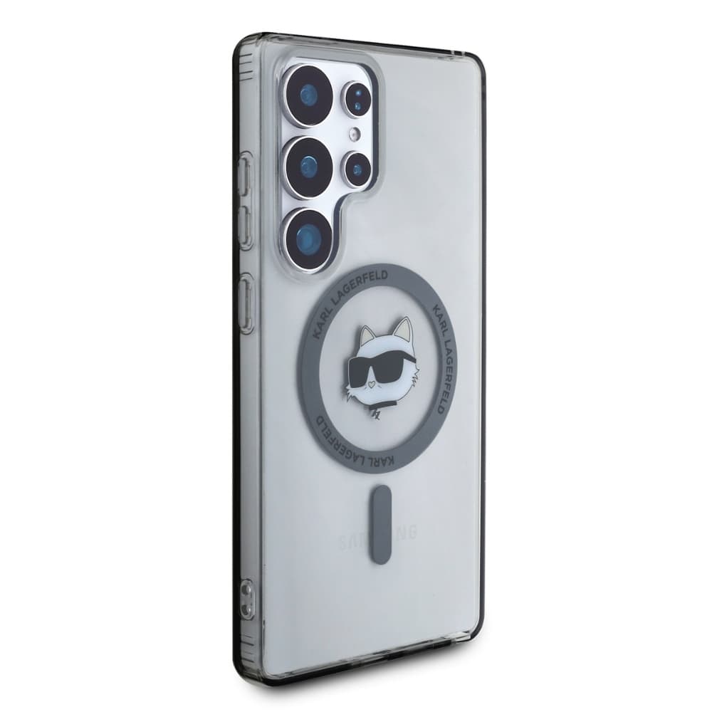 Karl Lagerfeld IML MagSafe Samsung Galaxy S25 Ultra Choupette's Head černá - náhled 2