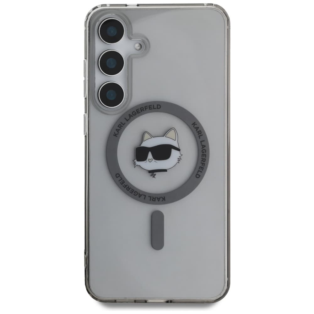 Karl Lagerfeld IML MagSafe Samsung Galaxy S25 Choupette's Head černá - náhled 2