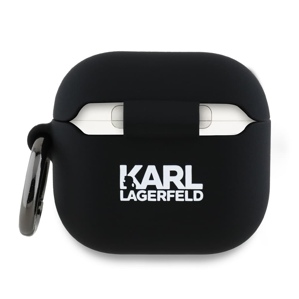 Karl Lagerfeld Silicone Choupette Head 3D KLA4RUNCHK Apple AirPods 4 černá - náhled 2