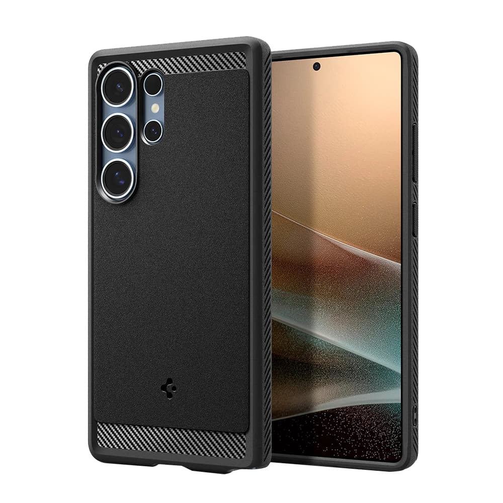 Spigen Rugged Armor MagSafe pro Samsung Galaxy S25 Ultra matná černá - náhled 2