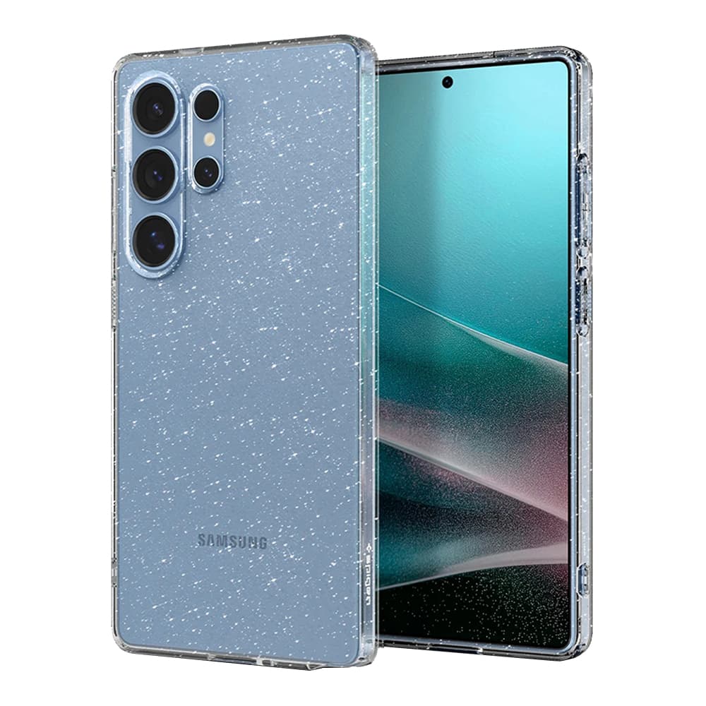 Spigen Liquid Crystal Glitter Samsung Galaxy S25 Ultra Křišťálový křemen - náhled 2