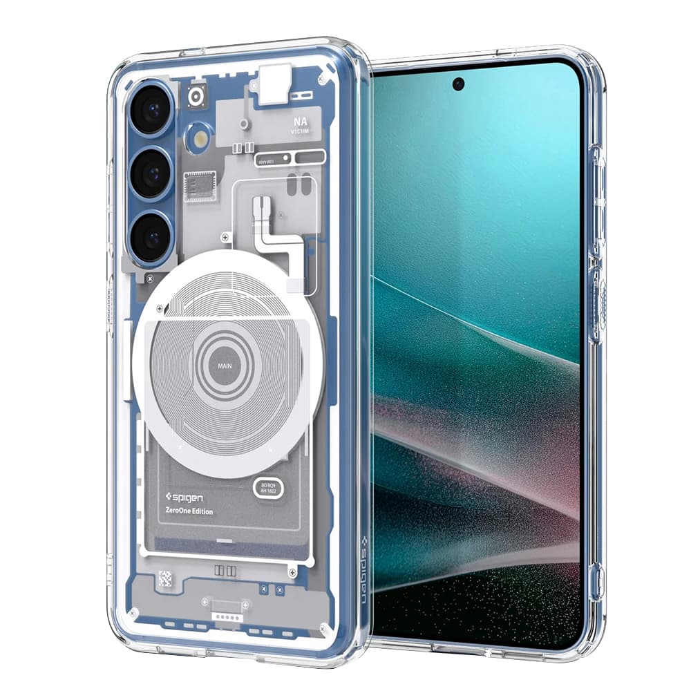 Spigen Ultra Hybrid Zero One MagSafe pro Samsung Galaxy S25 bílá - náhled 2