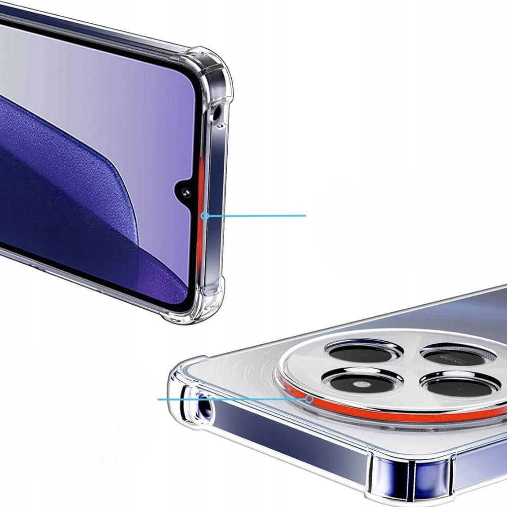 Techsuit - Odolný průhledný silikon - Xiaomi Redmi 14C / Poco C75 - Průhledný - náhled 2