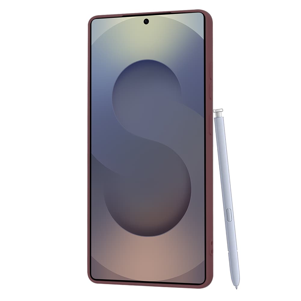 Techsuit SoftFlex pro Samsung Galaxy S25 Ultra švestkově červená - náhled 2