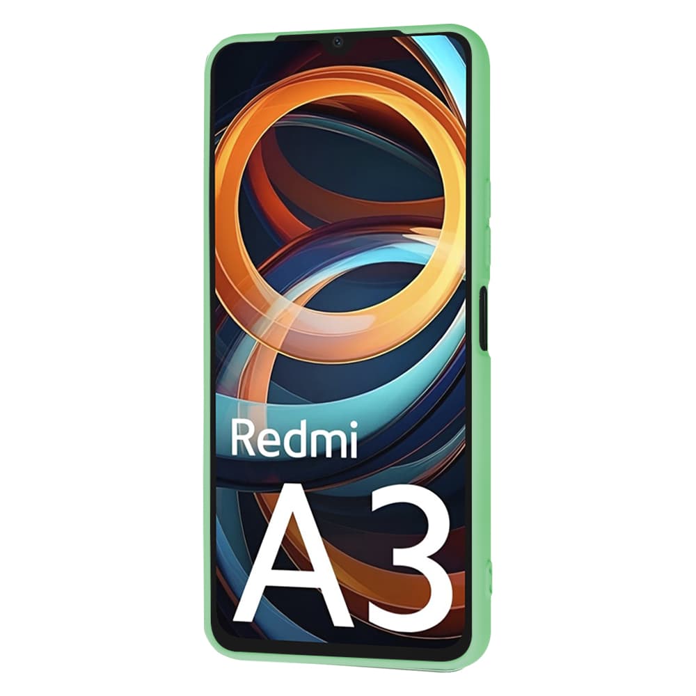 Silikonový kryt Techsuit SoftFlex pro Xiaomi Redmi A3 a A3x zelený - náhled 2