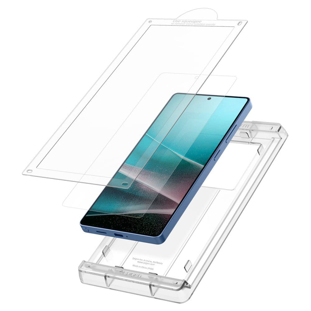Spigen Elite Shield EZ Fit HD pro Samsung Galaxy S25 Ultra čirý - náhled 2