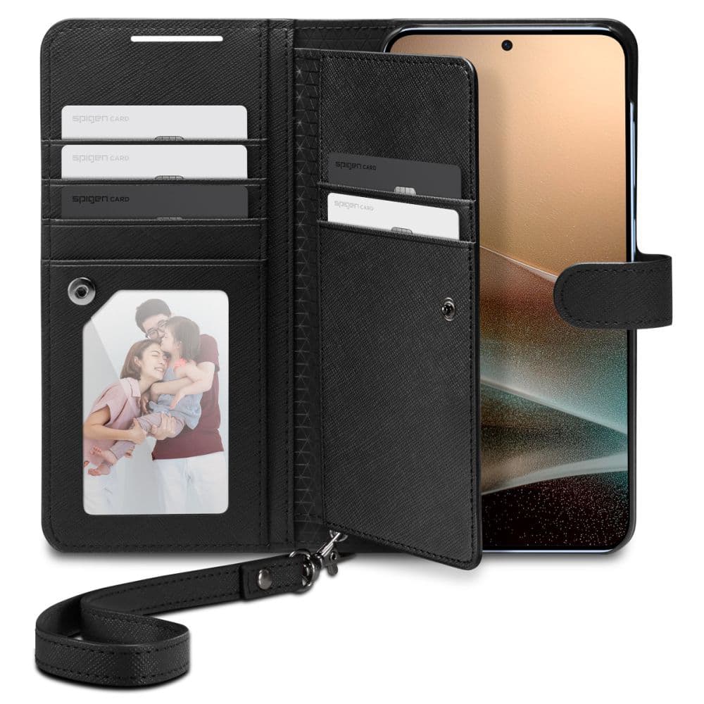 Pouzdro Spigen Wallet S pro Samsung Galaxy S25 Plus černé - náhled 2
