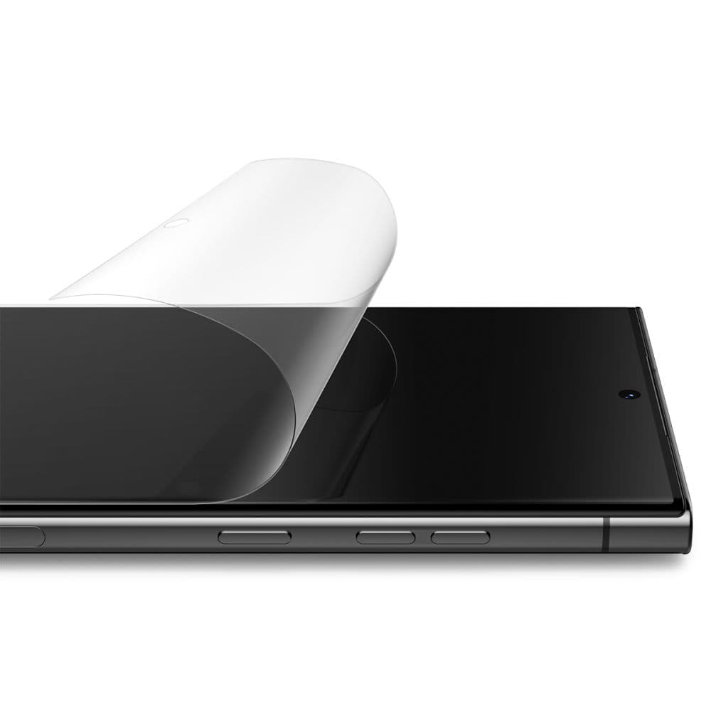 Spigen Neo Flex 2 kusy Samsung Galaxy S23 Ultra Průhledné - náhled 2