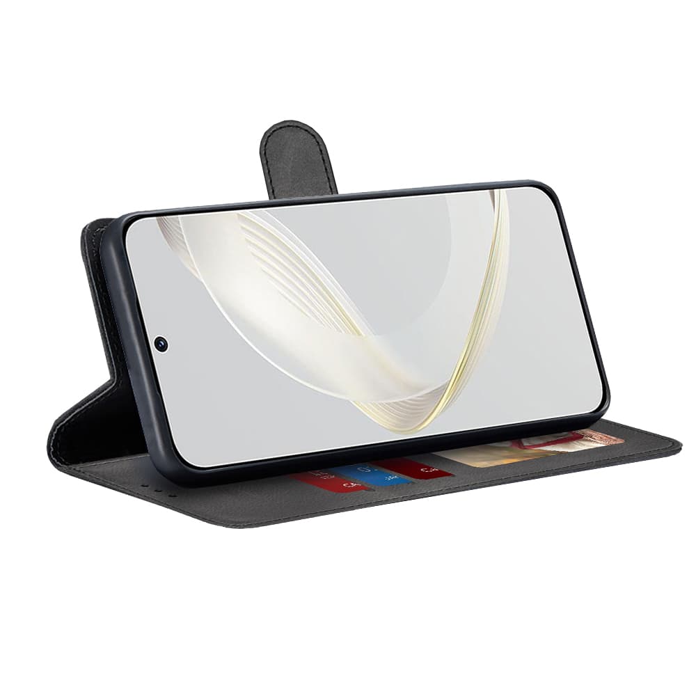 Techsuit Pouzdro Kniha Huawei nova 11 nova 12s Černé - náhled 2