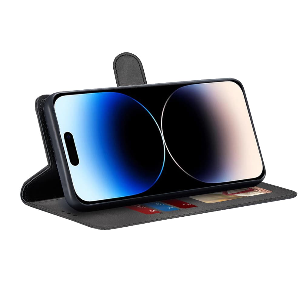 Techsuit Knížkové pouzdro iPhone 14 Pro Černá - náhled 2
