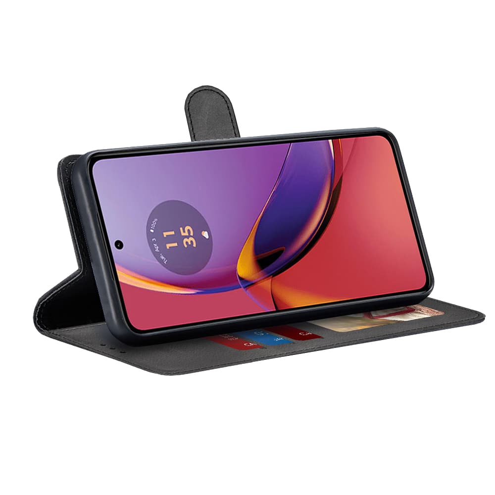 Flipové pouzdro Techsuit Diary Book pro Motorola Moto G84 černé - náhled 2