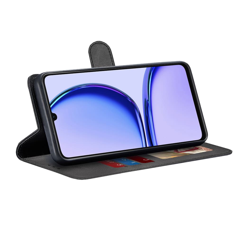 Techsuit Pouzdro Diář Realme C53 Černá - náhled 2