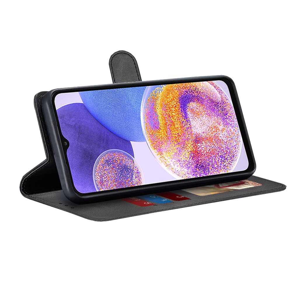 Techsuit Knižkové pouzdro Samsung Galaxy A23 4G A23 5G Černá - náhled 2
