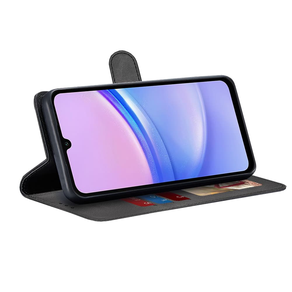 Techsuit Knižkové pouzdro Samsung Galaxy A15 4G A15 5G Černé - náhled 2