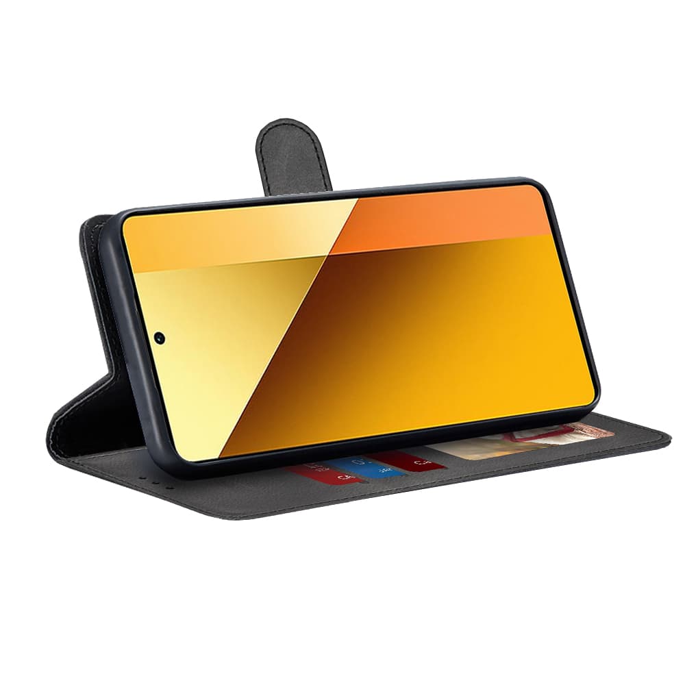 Techsuit Knižkové pouzdro Xiaomi Redmi Note 13 5G Černá - náhled 2