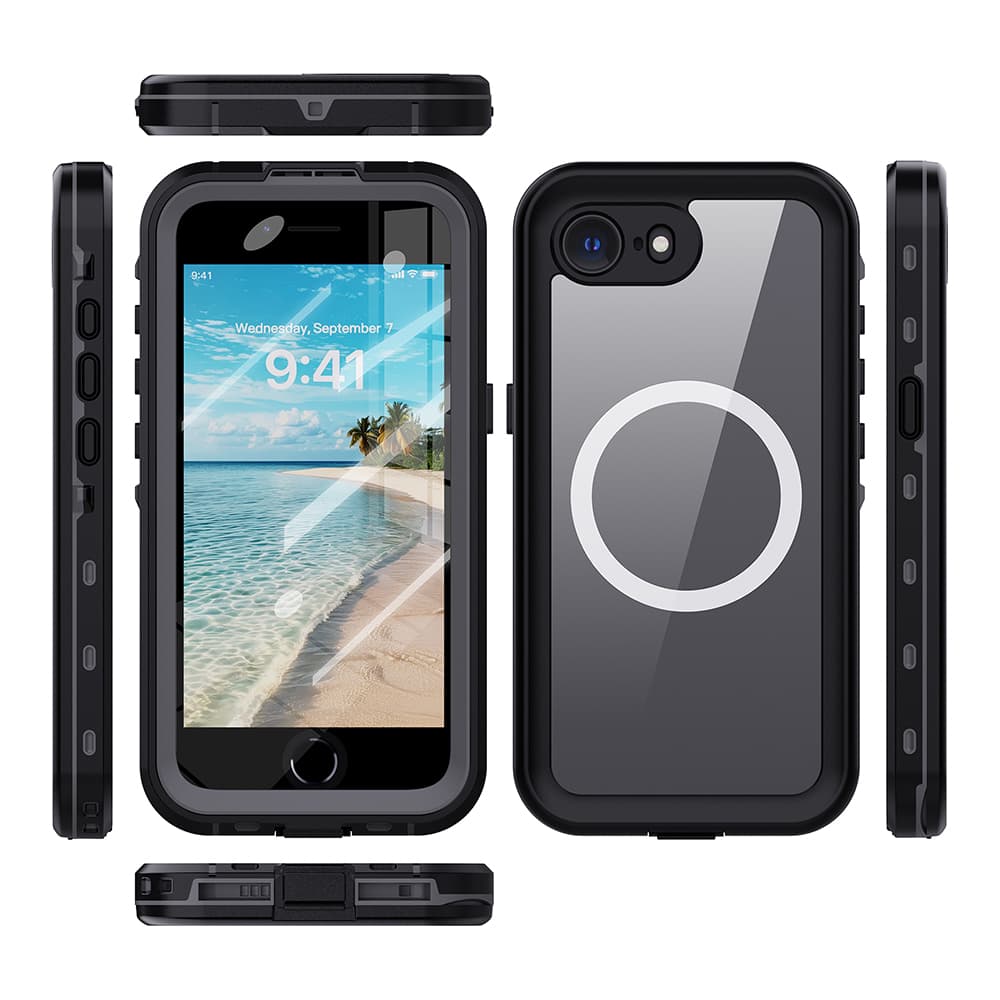 Pouzdro ShellBox vodotěsné IP68 iPhone 16e černé - náhled 2