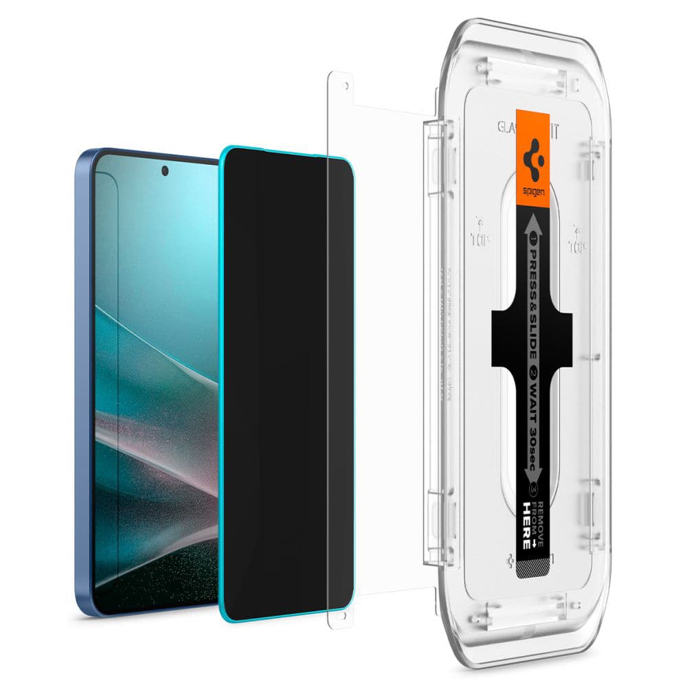 Spigen Glas.tR EZ-FIT HD 2 ks Samsung Galaxy S24 Plus S25 Plus Privacy - náhled 2